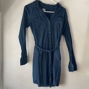 Long Sleeve Denim Dress